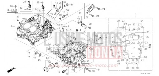 CARTER MOTEUR CRF1100D3R de 2024